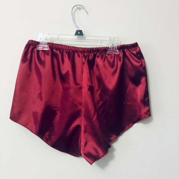 NWOT Lace Trim Tie Back Backless Satin Night Set - Picture 6 of 6